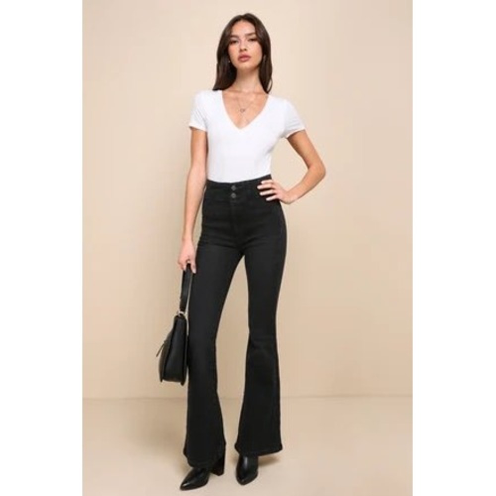 We The Free Free People Jayde High Rise Flare Jeans Size 29